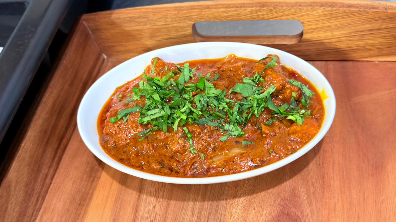 Lamb Tikka Masala rich curry at Tandoor and Chai Indian Pakistani restaurant Bedford Perth